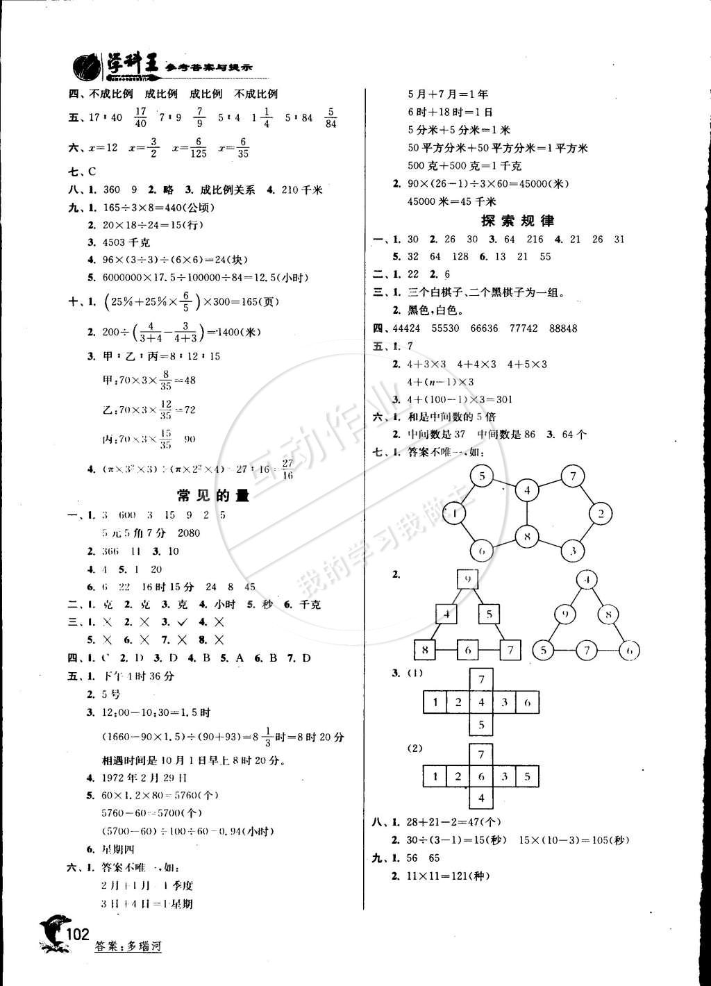 2015年實驗班提優(yōu)訓練六年級數(shù)學下冊北師大版 第9頁