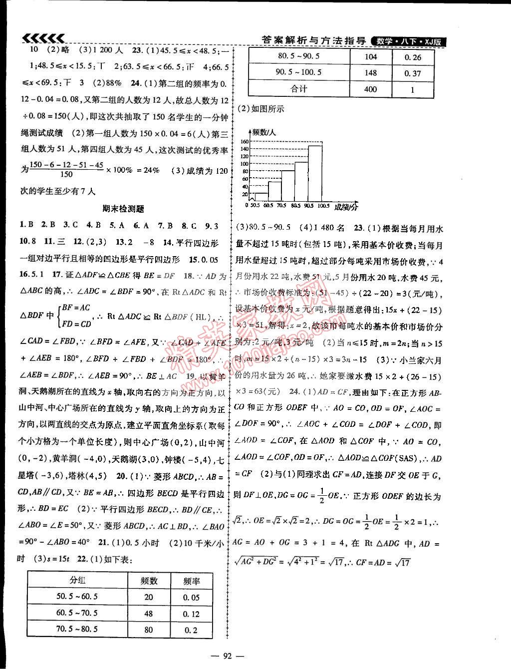 2015年课时夺冠八年级数学下册湘教版 第12页