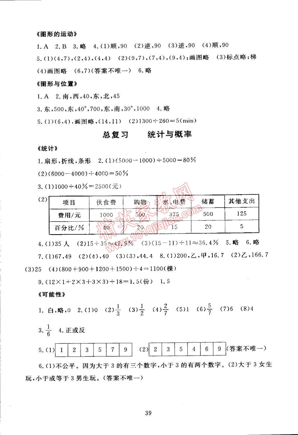 2015年海淀名师伴你学同步学练测六年级数学下册北师大版 第7页