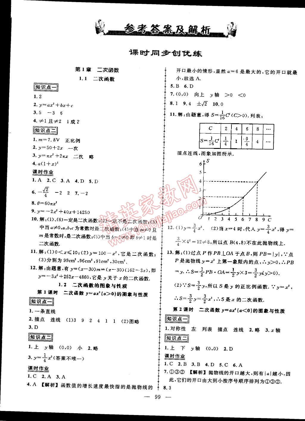 2015年黄冈创优作业导学练九年级数学下册湘教版 第1页