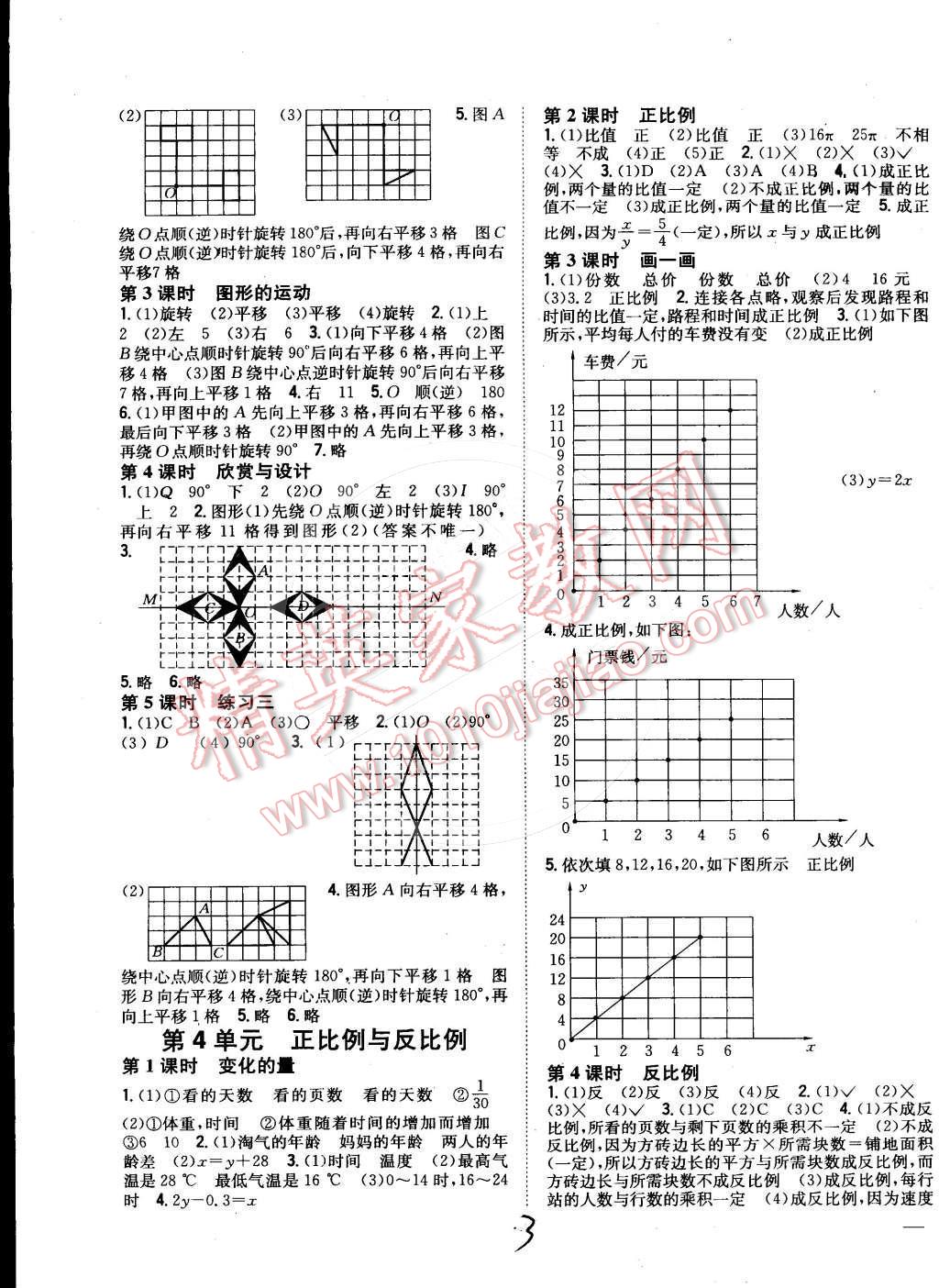 2015年全科王同步課時(shí)練習(xí)六年級(jí)數(shù)學(xué)下冊(cè)北師大版 第3頁(yè)