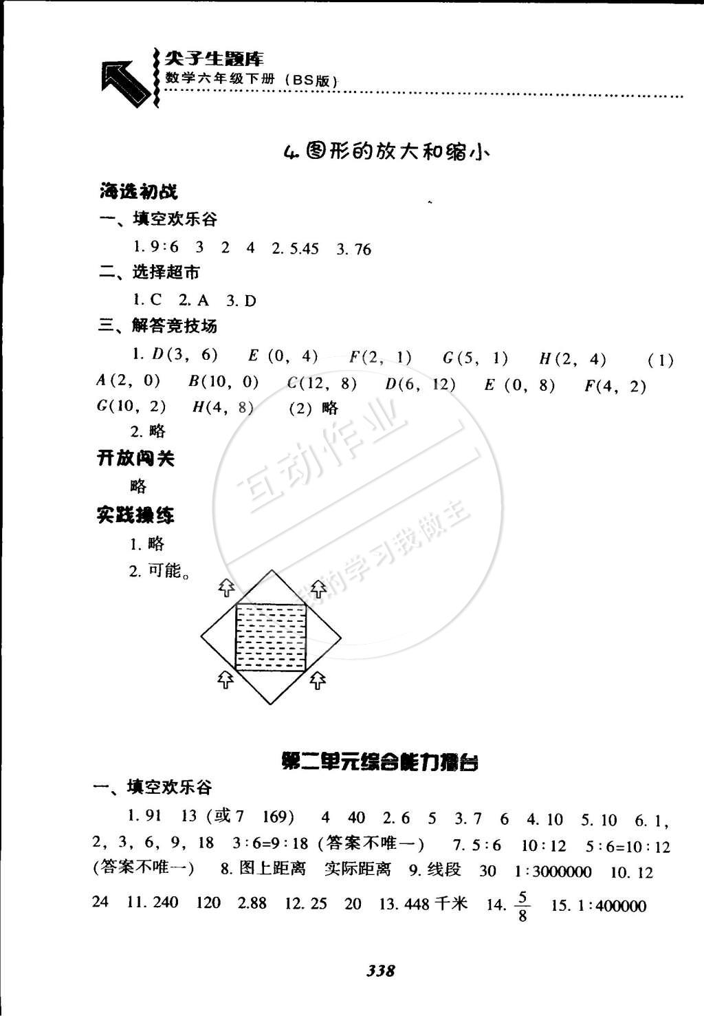 2015年尖子生题库六年级数学下册北师大版 第15页