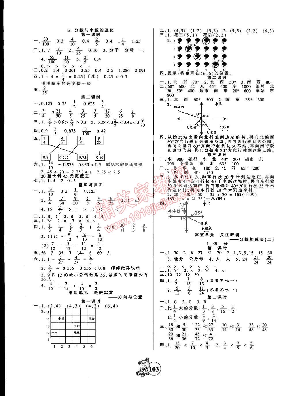 2015年創(chuàng)維新課堂五年級(jí)數(shù)學(xué)下冊青島版 第3頁