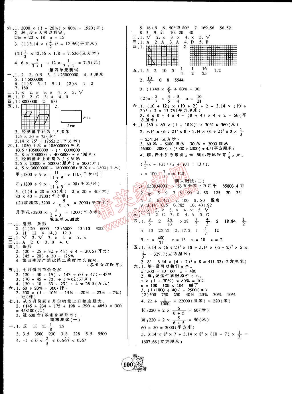 2015年創(chuàng)維新課堂六年級數(shù)學(xué)下冊青島版 第8頁