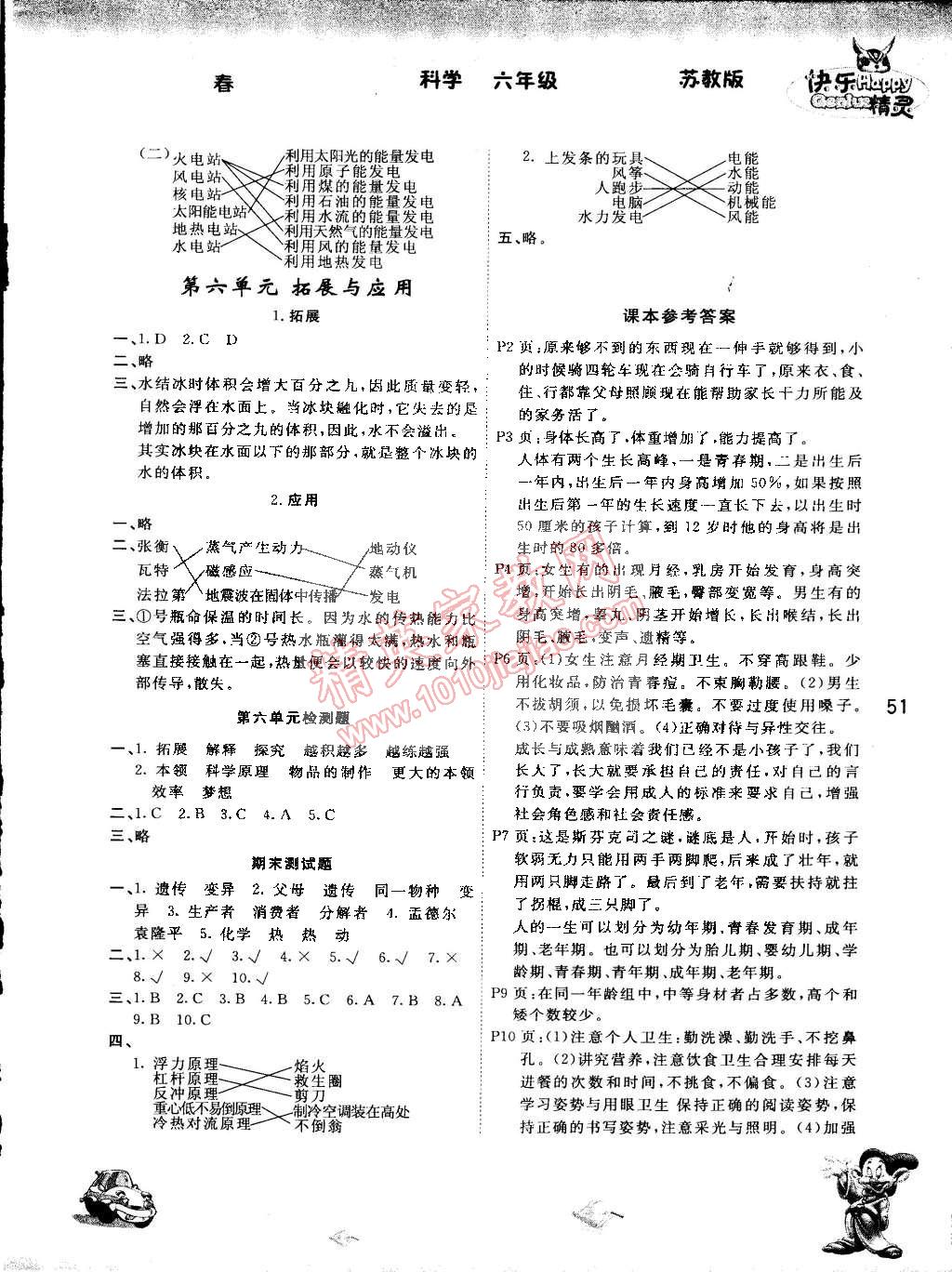 2015年名校作業(yè)本六年級科學下冊蘇教版 第4頁