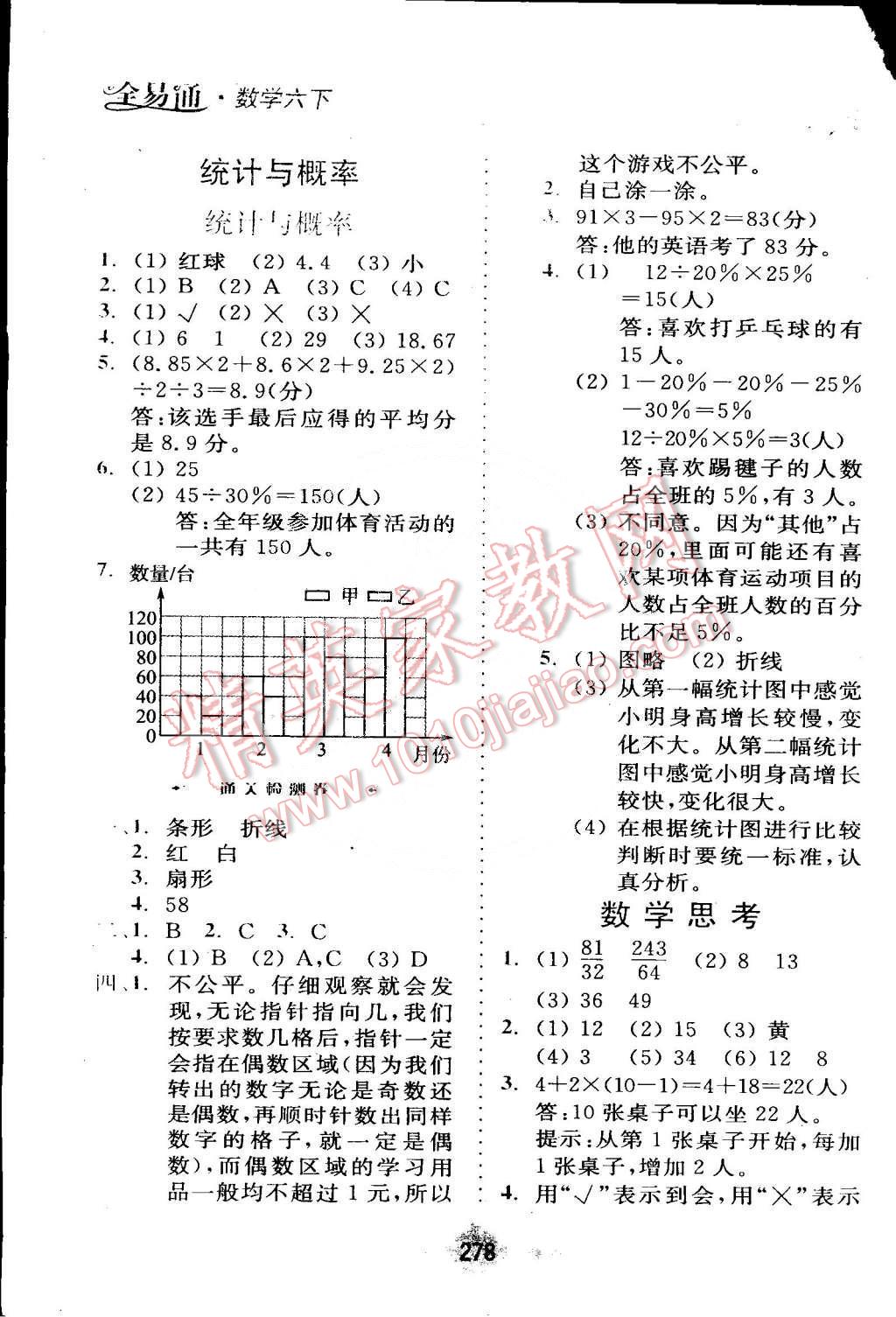 2015年全易通六年级数学下册人教版 第23页