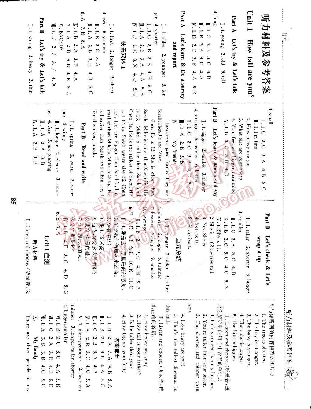 2015年全優(yōu)設(shè)計(jì)課時(shí)作業(yè)本六年級(jí)英語下冊(cè)人教版 第1頁