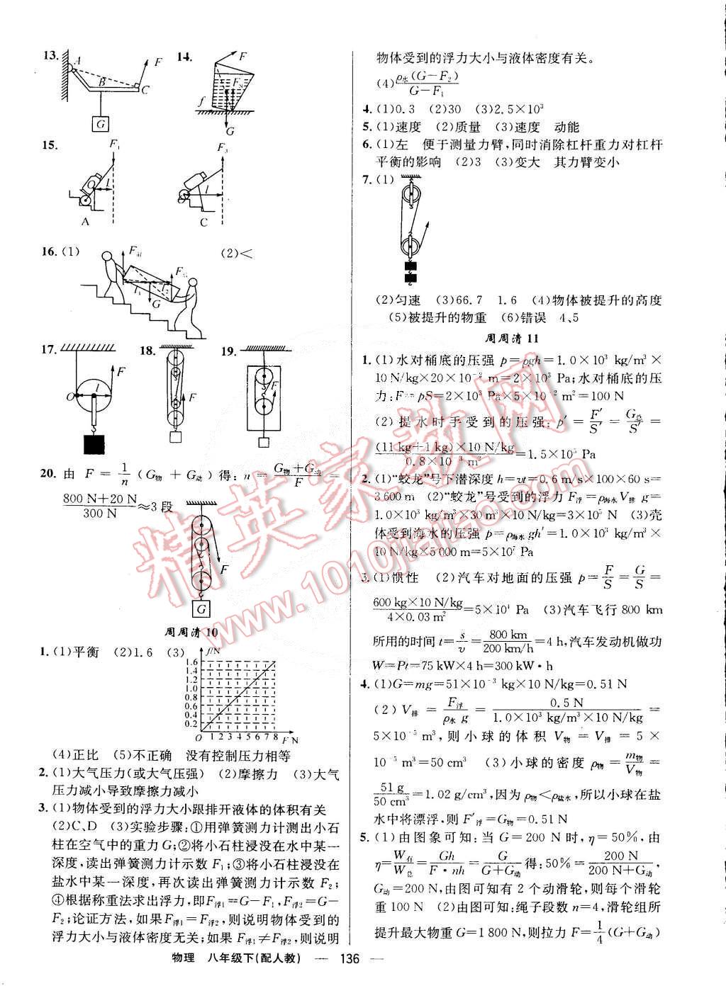 2015年四清導(dǎo)航八年級(jí)物理下冊(cè)人教版 第9頁(yè)