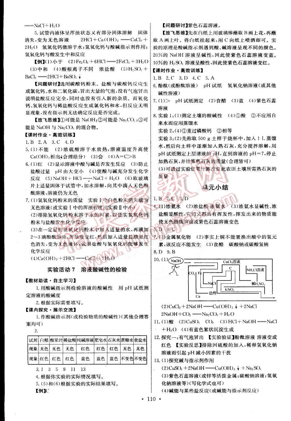 2015年能力培养与测试九年级化学下册人教版 第12页