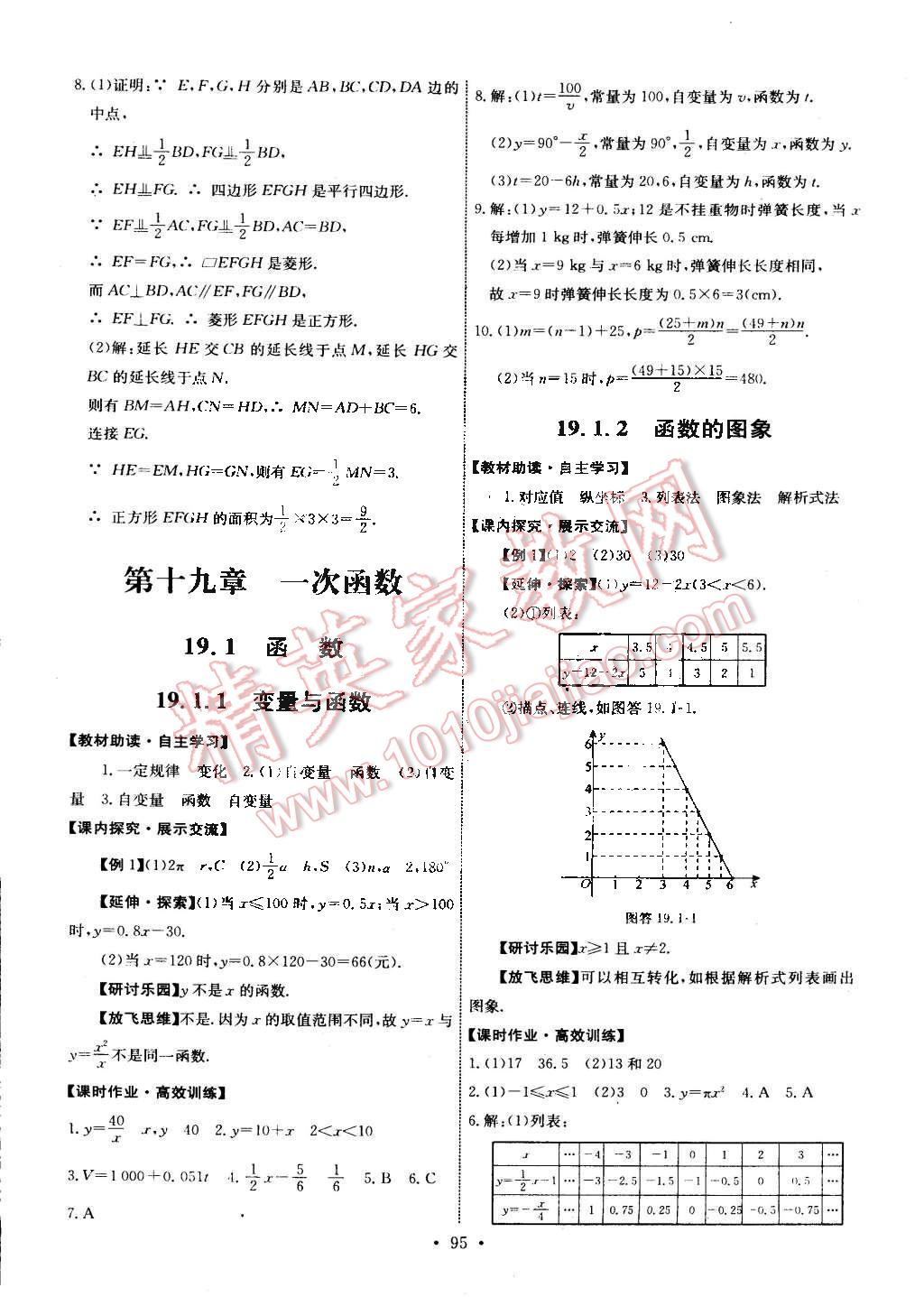 2015年能力培养与测试八年级数学下册人教版 第13页