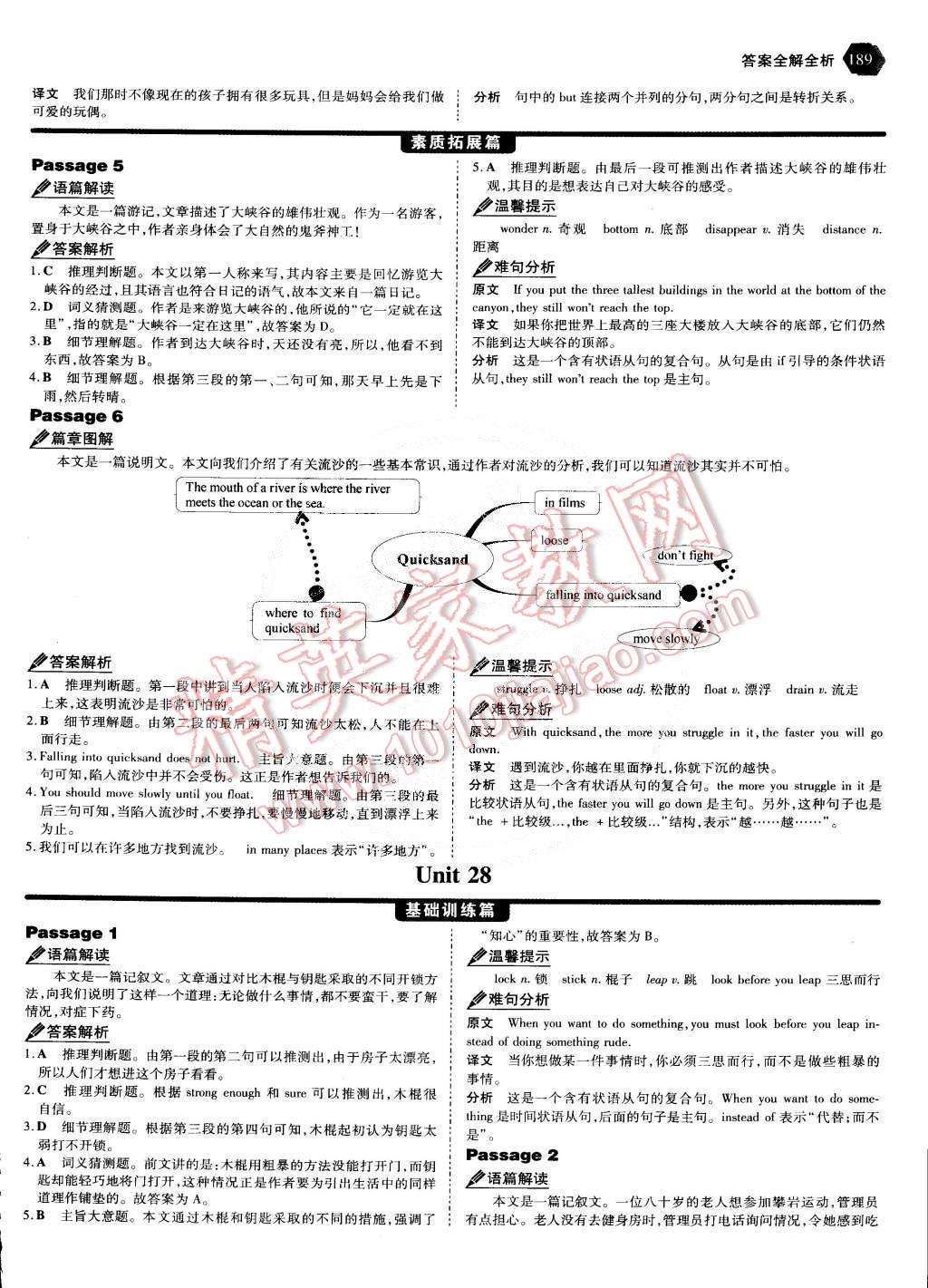 2011年53English八年級(jí)英語(yǔ)完形填空與閱讀理解 第70頁(yè)