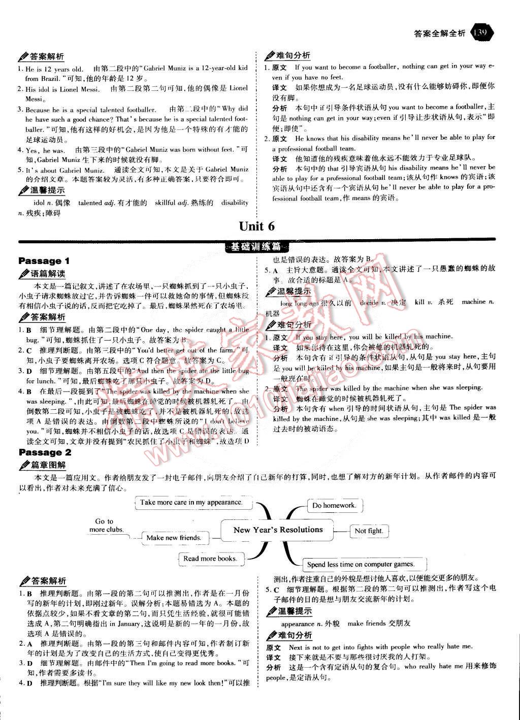 2011年53English八年級(jí)英語完形填空與閱讀理解 第19頁