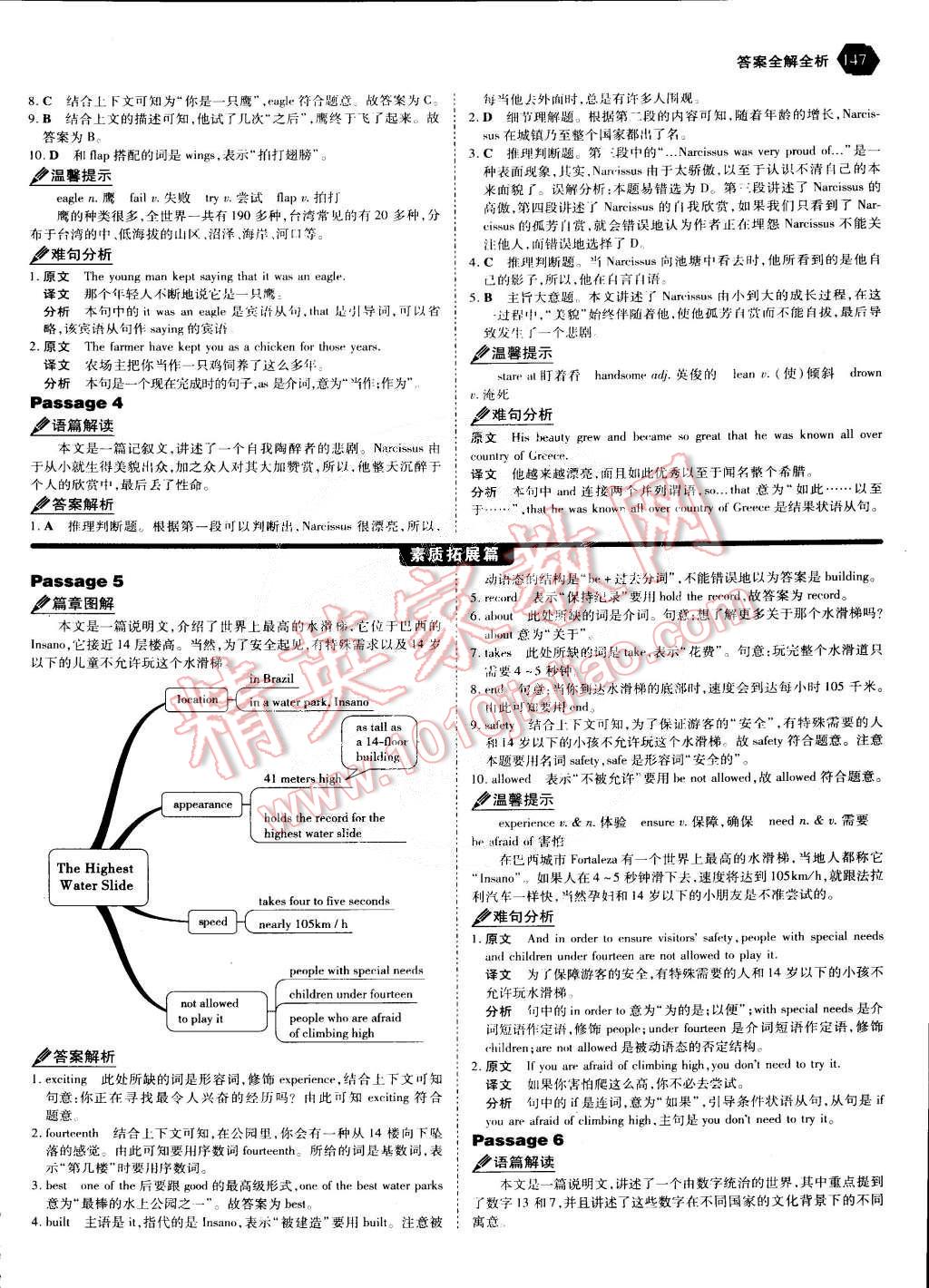 2011年53English八年級(jí)英語(yǔ)完形填空與閱讀理解 第27頁(yè)