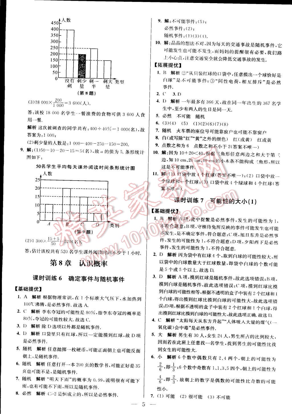 2015年初中数学小题狂做八年级下册苏科版 第18页