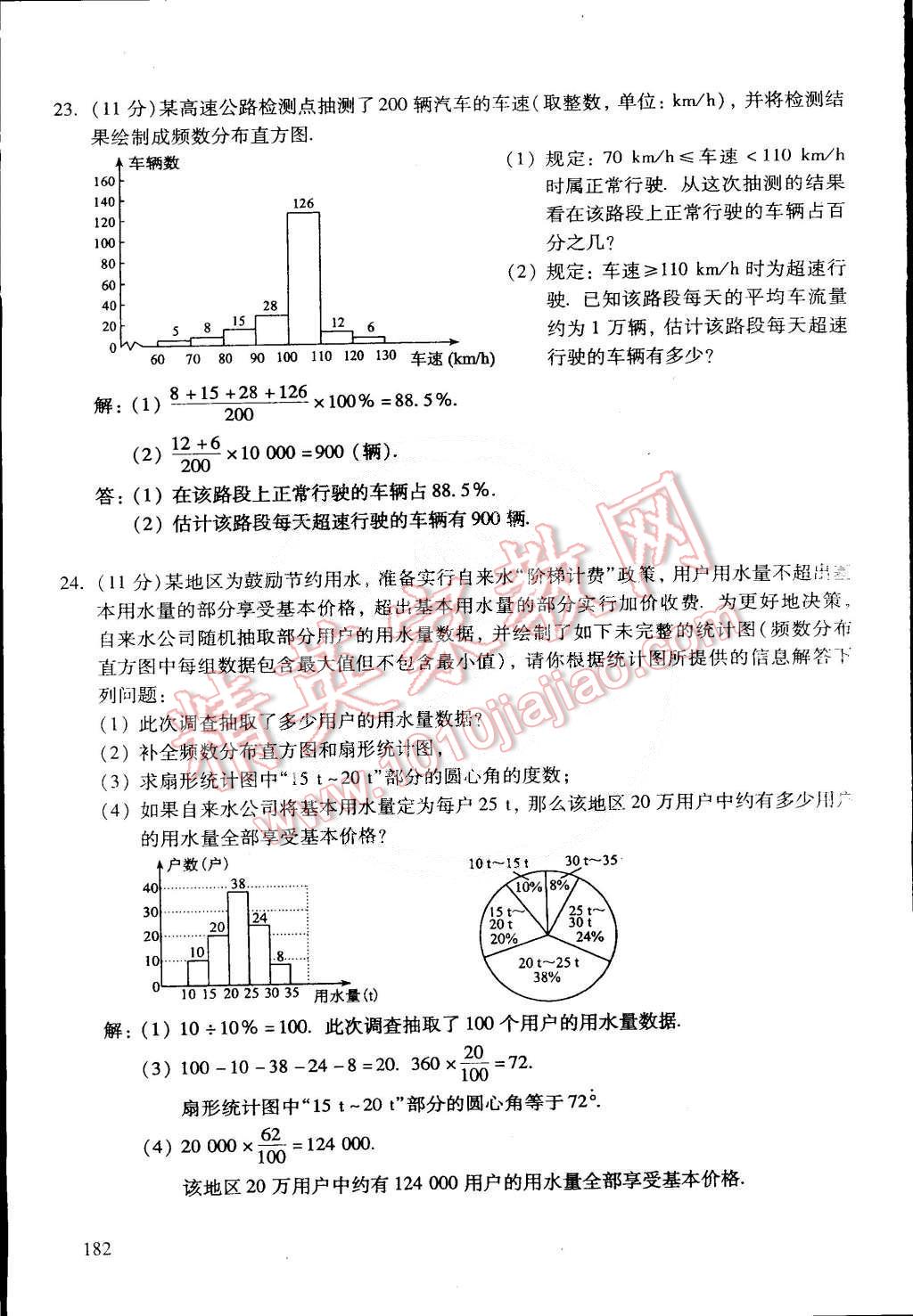 2015年初中数学活页练习七年级数学下册 第46页