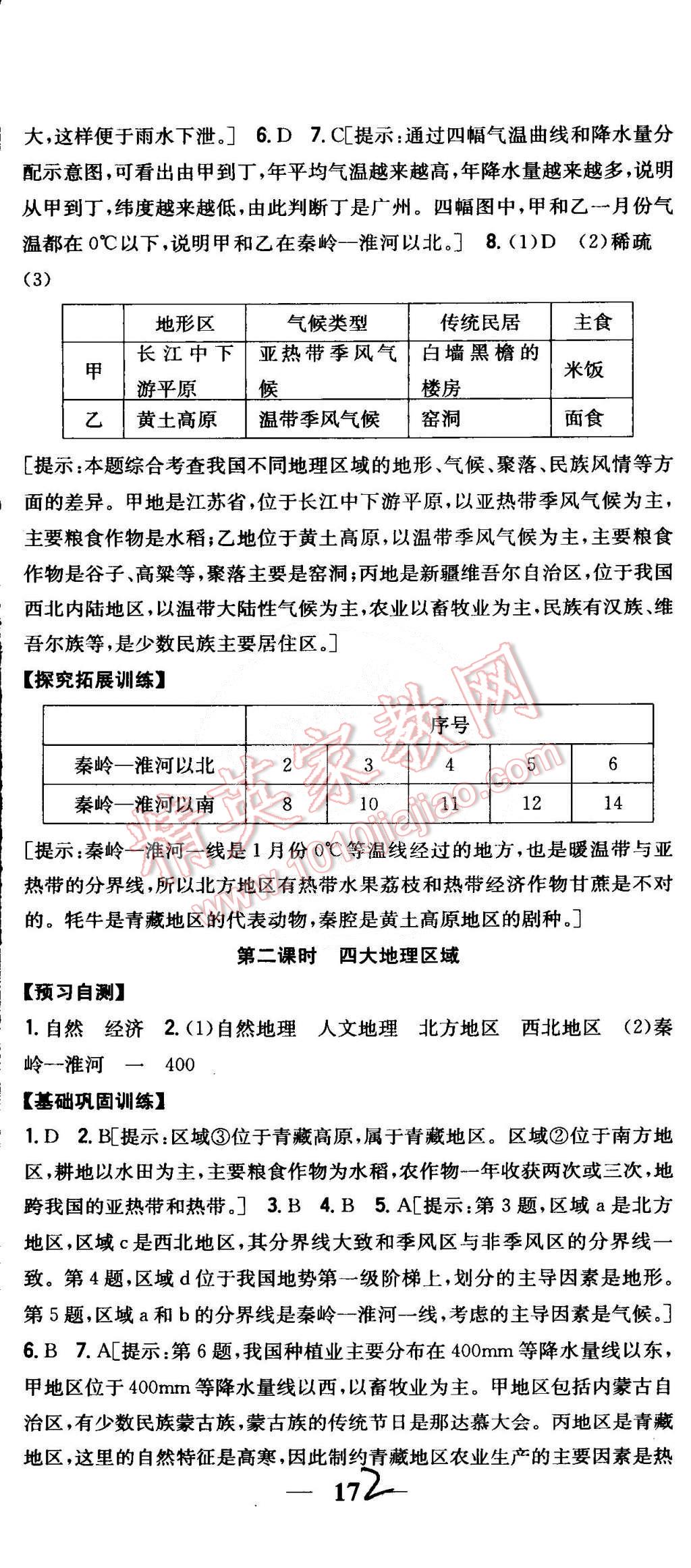 2015年全科王同步課時(shí)練習(xí)八年級(jí)地理下冊(cè)人教版 第2頁(yè)