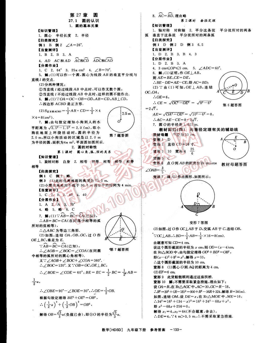 2015年全效學(xué)習(xí)九年級(jí)數(shù)學(xué)下冊(cè)華師大版 第7頁(yè)