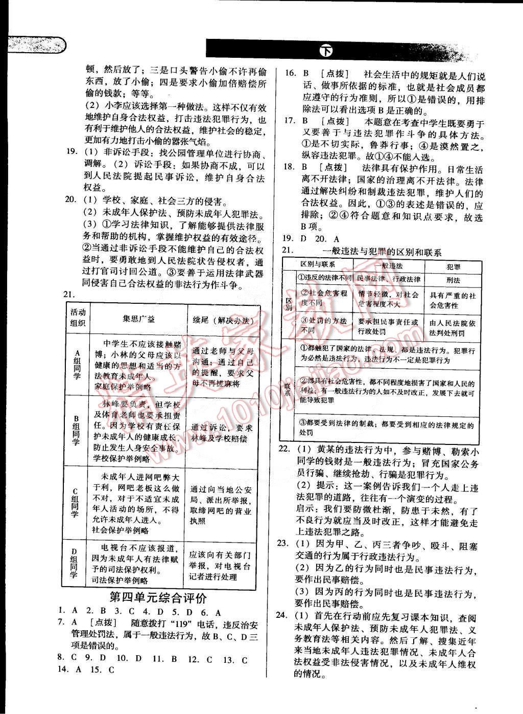 2015年中華題王七年級思想品德下冊人教版 第13頁