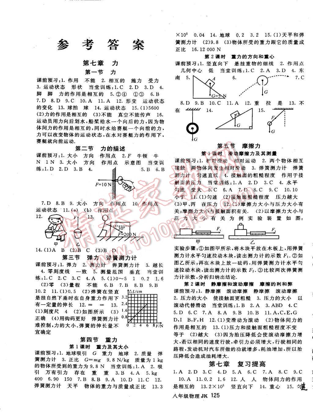 2015年名師大課堂八年級(jí)物理下冊(cè)教科版 第1頁