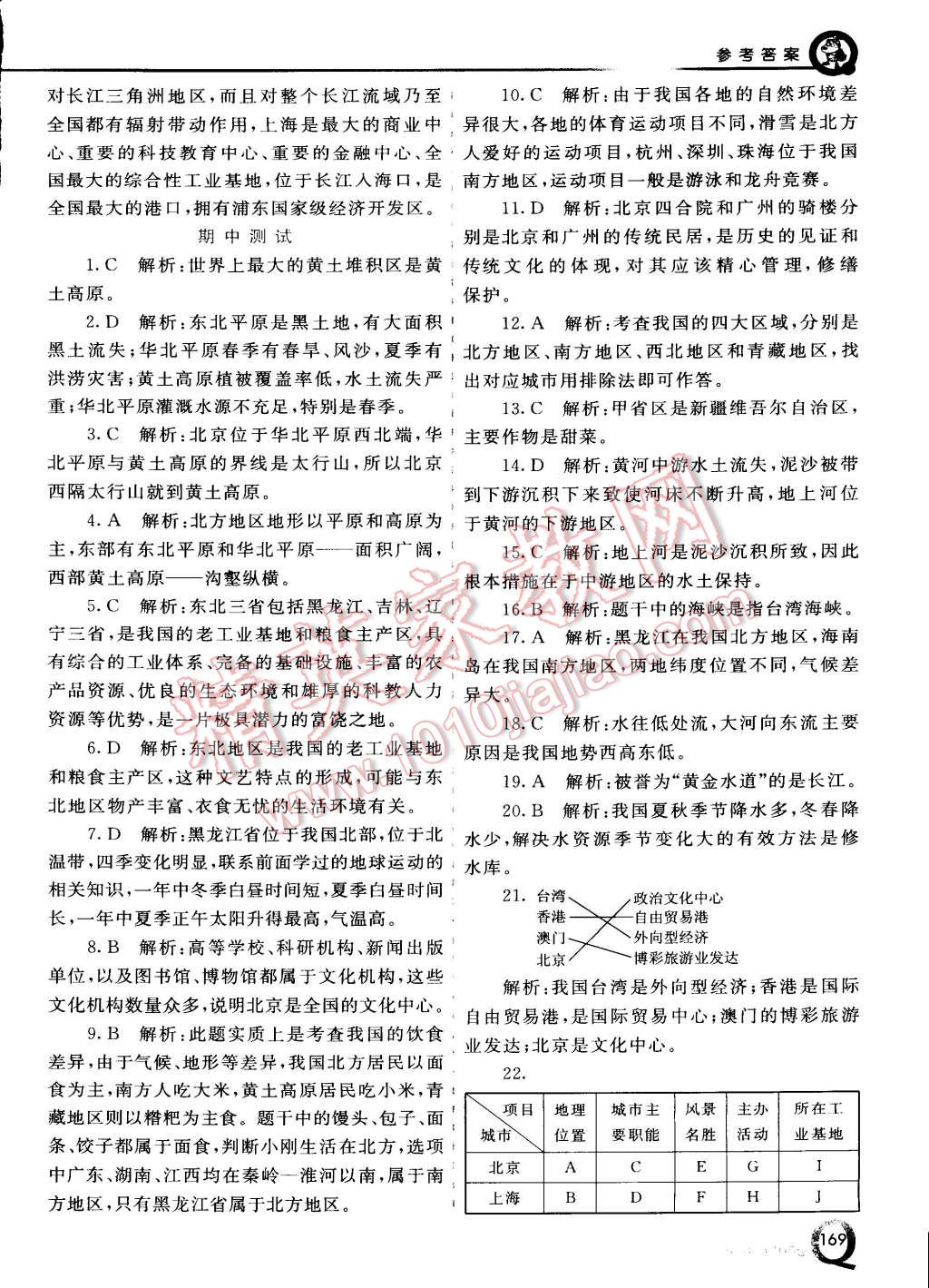 2015年初中一點(diǎn)通七彩課堂八年級(jí)地理下冊(cè)人教版 第27頁