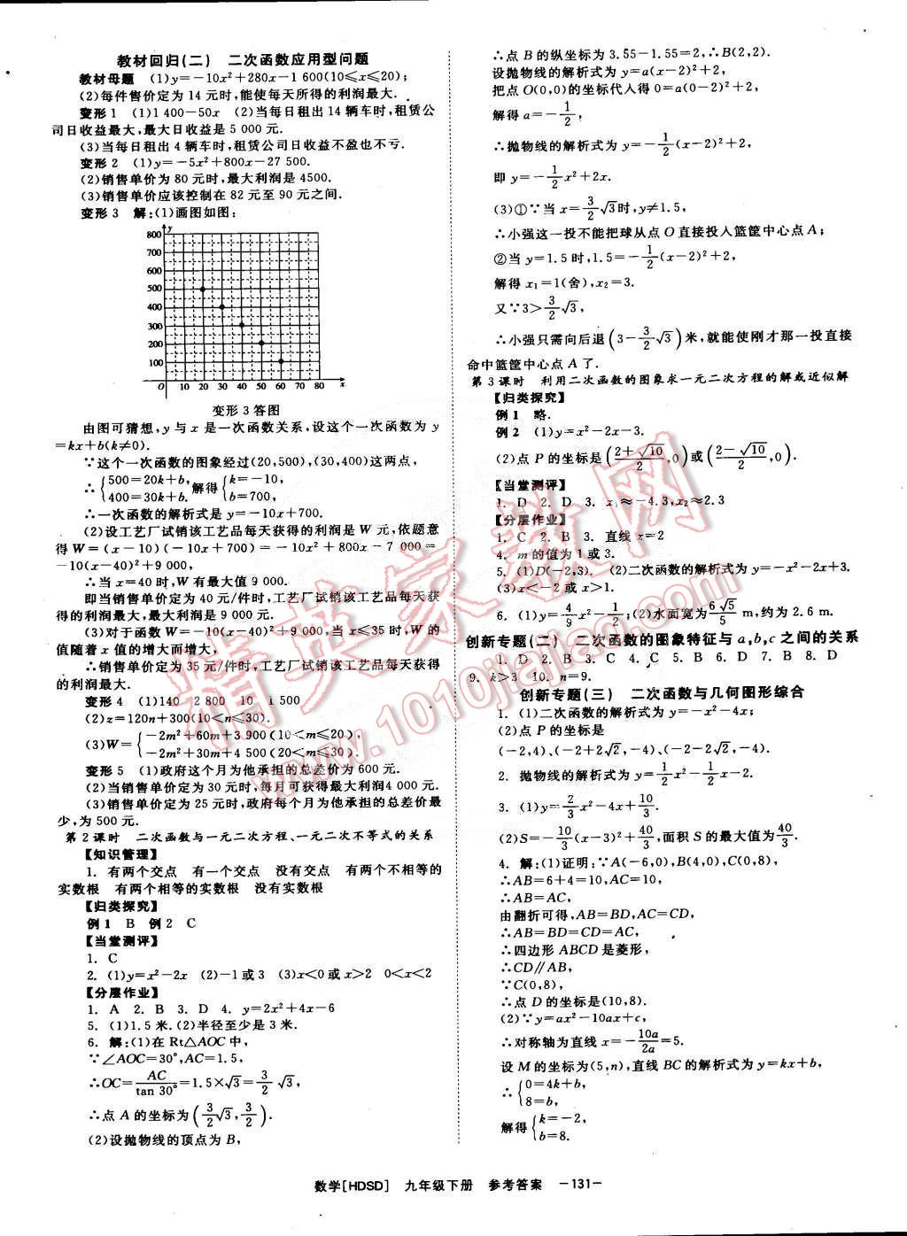 2015年全效學(xué)習(xí)九年級(jí)數(shù)學(xué)下冊(cè)華師大版 第5頁(yè)