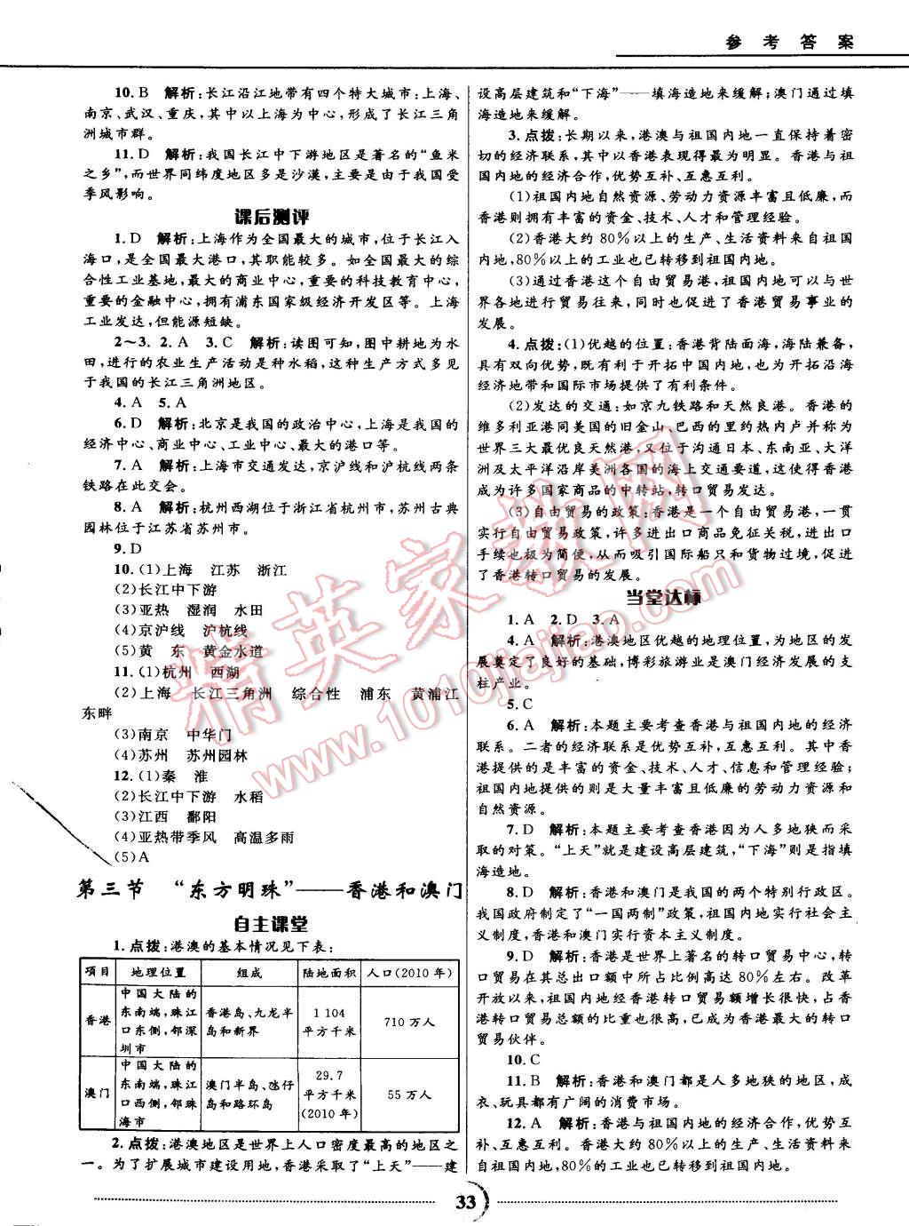 2015年奪冠百分百初中精講精練八年級(jí)地理下冊(cè)人教版 第10頁