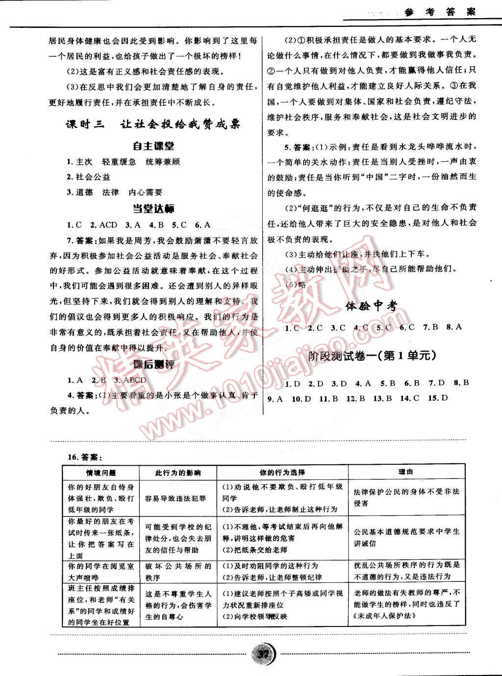 2014年奪冠百分百初中精講精練九年級(jí)思想品德全一冊(cè)魯人版 第3頁(yè)