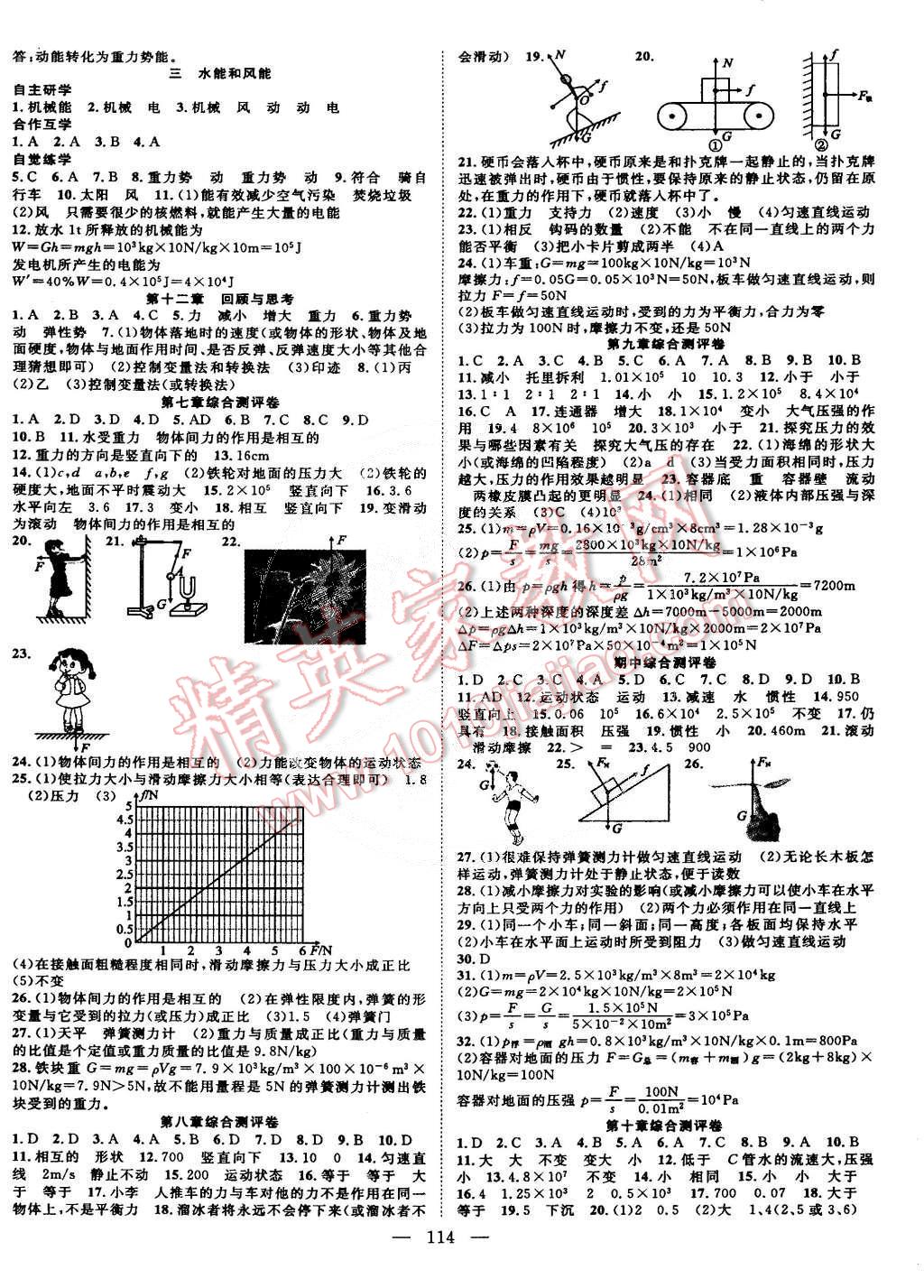 2015年名師學(xué)案八年級(jí)物理下冊(cè)教科版 第6頁(yè)