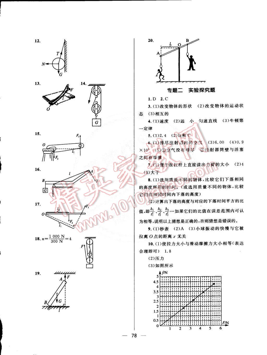 2015年奪冠百分百初中優(yōu)化測試卷八年級物理下冊人教版 第6頁