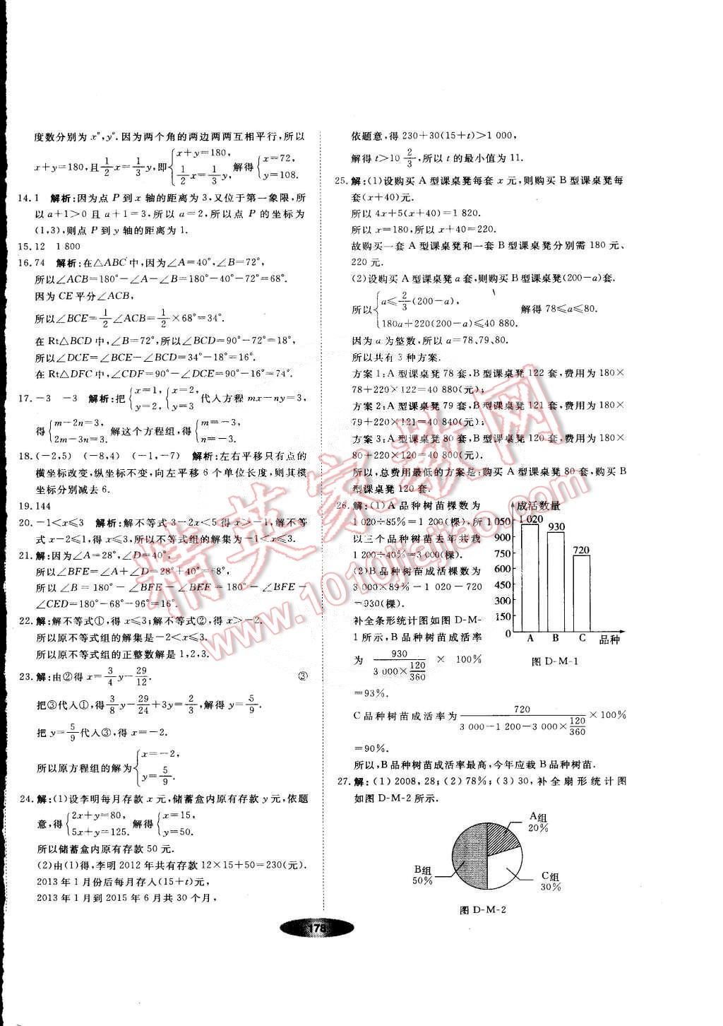 2015年新教材新学案七年级数学下册人教版 第32页