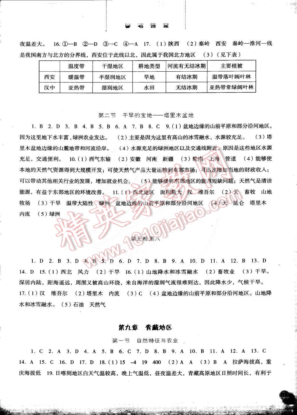 2015年同步訓(xùn)練八年級地理下冊人教版河北人民出版社 第9頁