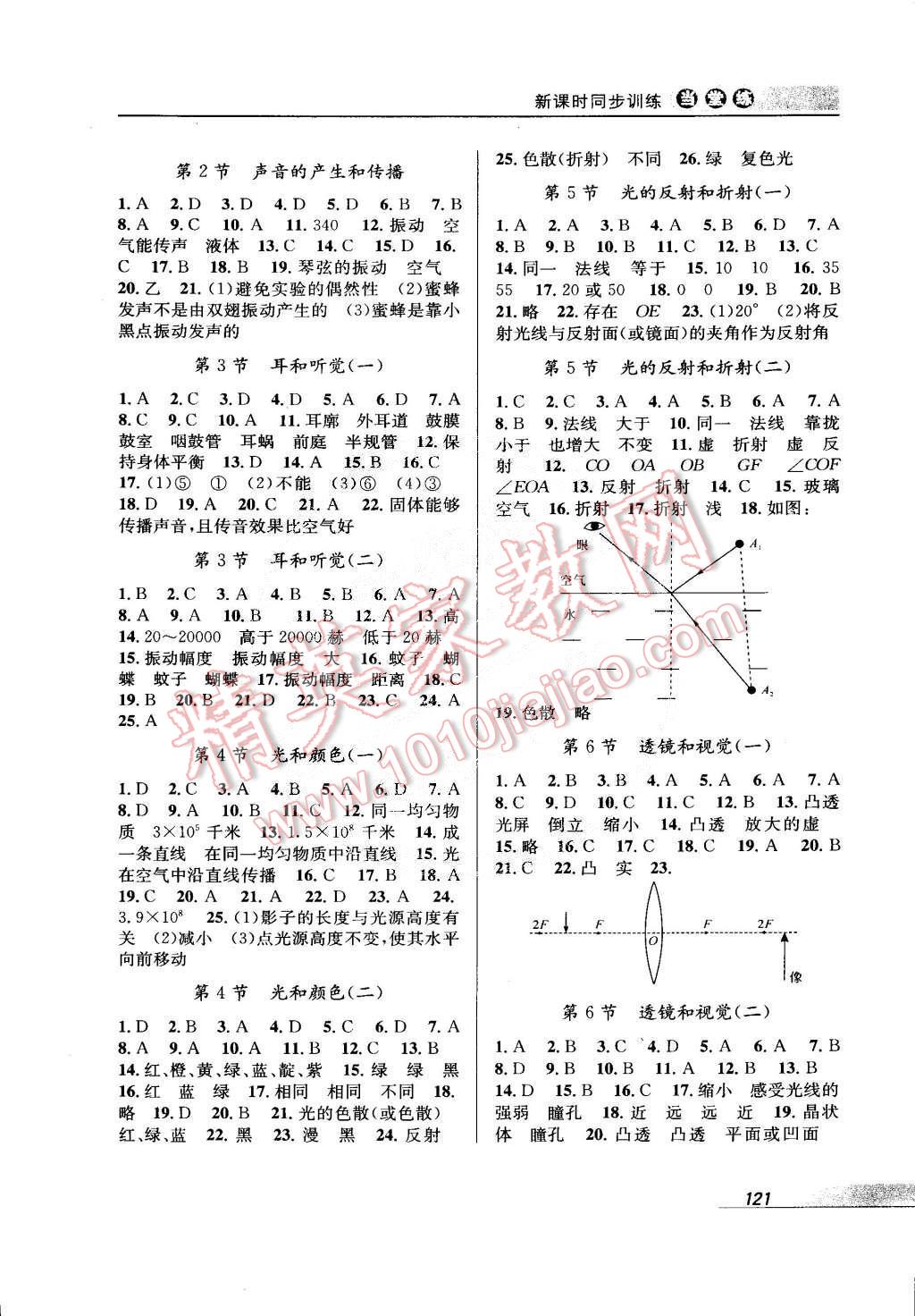 2015年當(dāng)堂練新課時(shí)同步訓(xùn)練七年級(jí)科學(xué)下冊(cè)浙教版 第3頁