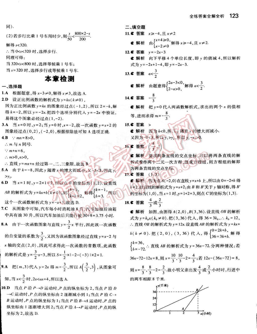 2015年5年中考3年模拟初中数学八年级下册人教版 第31页