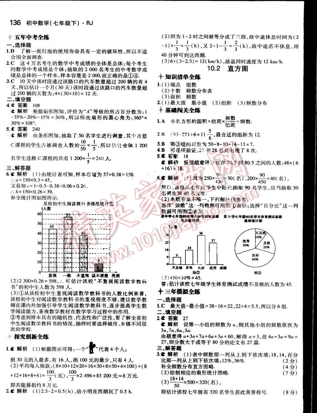 2015年5年中考3年模擬初中數(shù)學七年級下冊人教版 第29頁