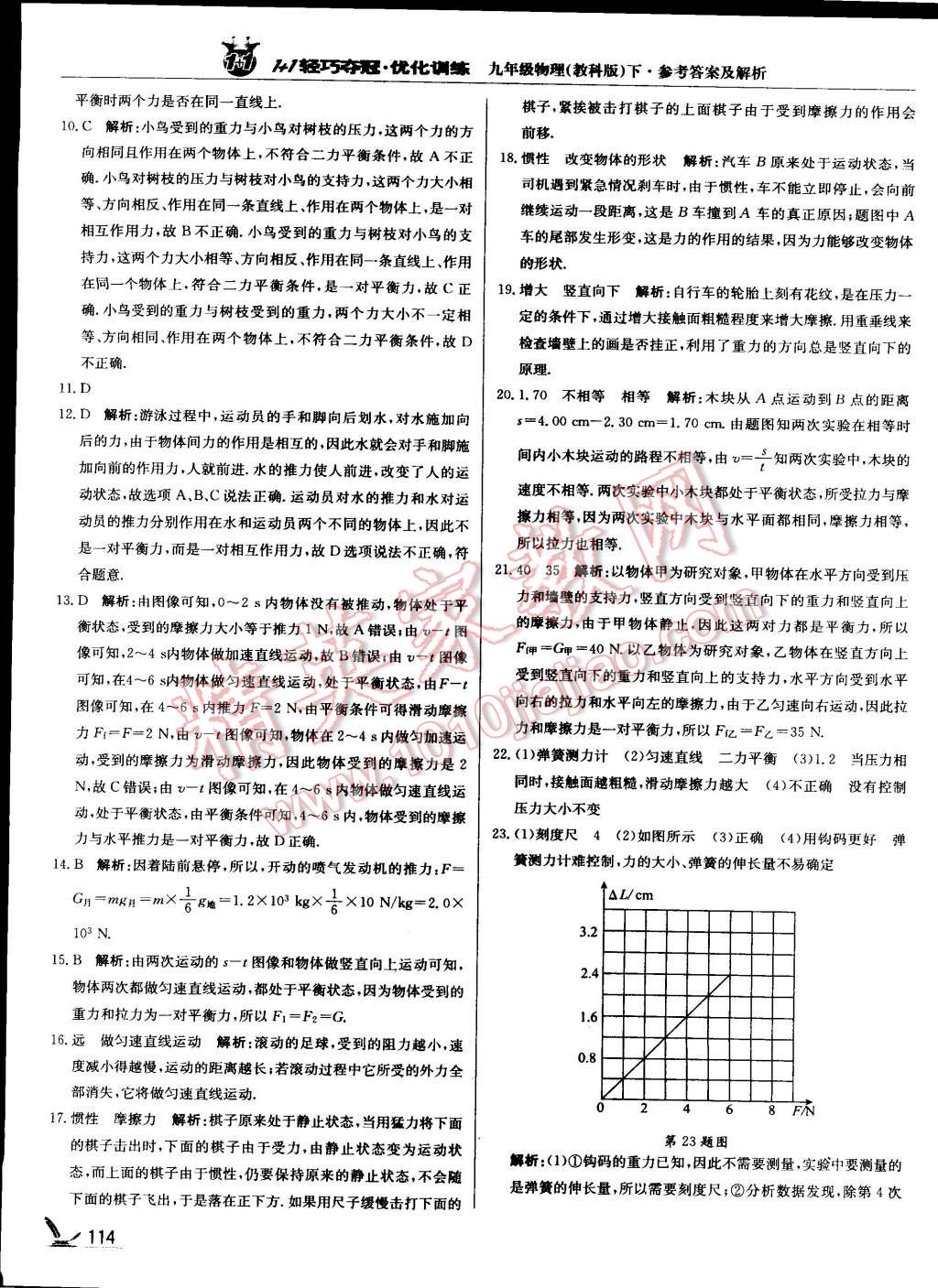 2015年1加1轻巧夺冠优化训练九年级物理下册教科版银版 第19页