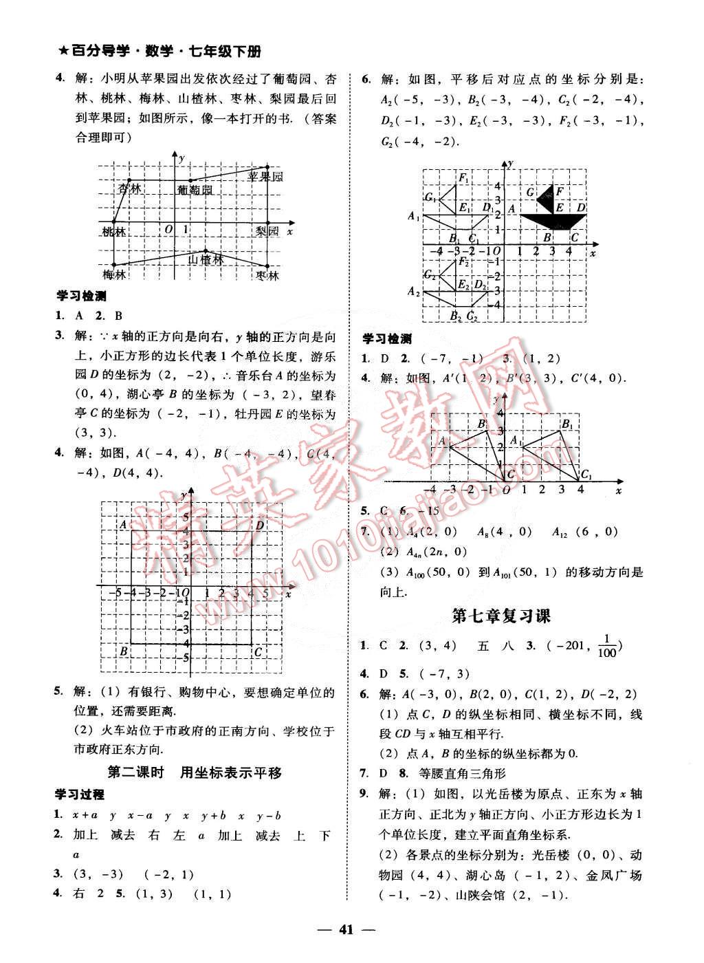 2015年易百分百分導(dǎo)學(xué)七年級數(shù)學(xué)下冊 第13頁