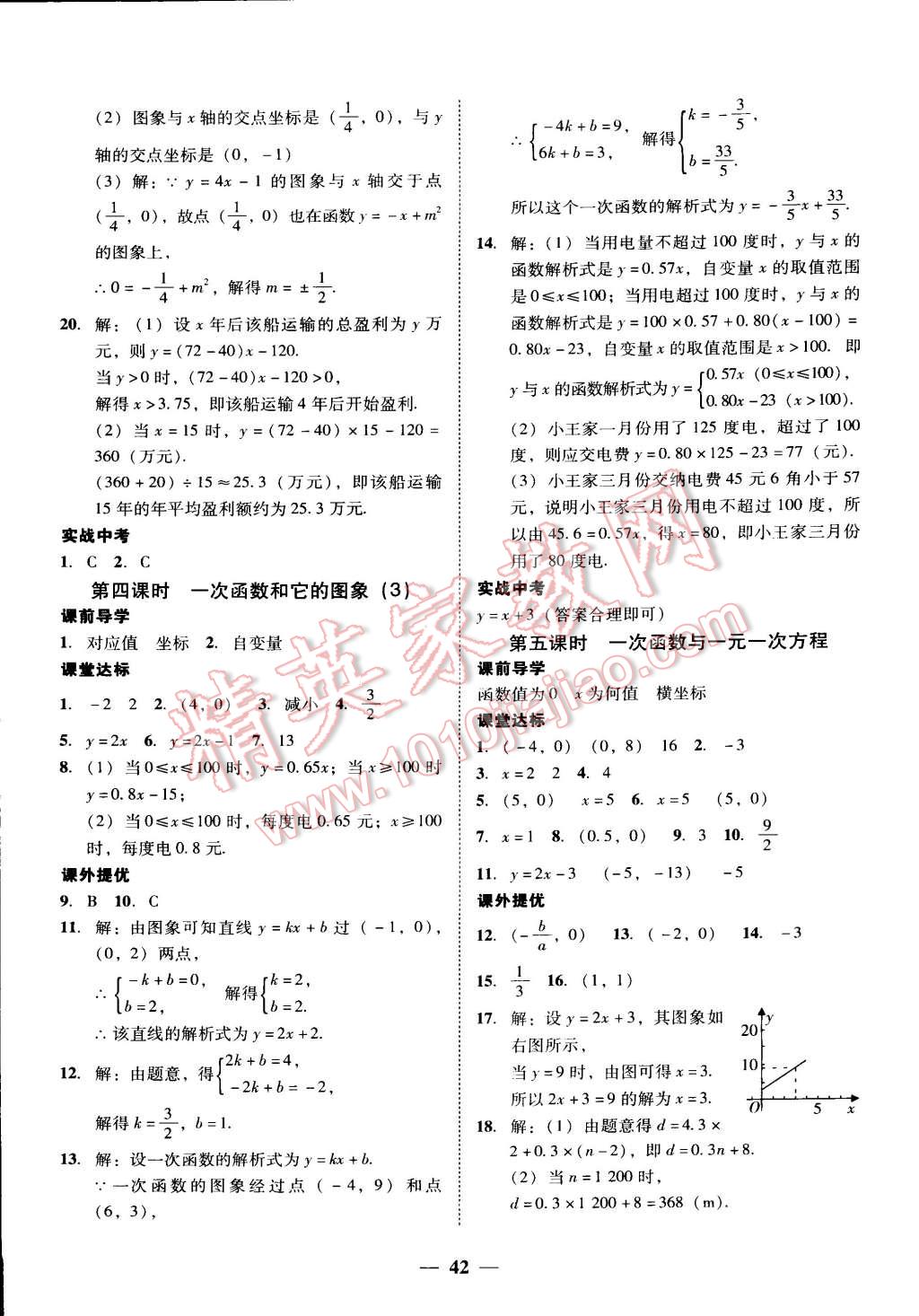 2015年易百分百分导学八年级数学下册 第26页