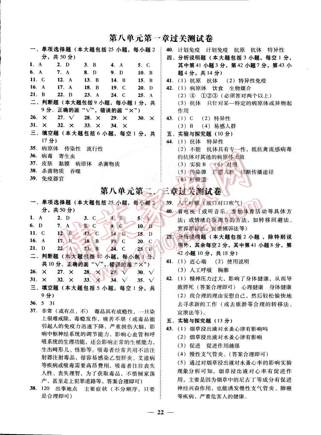 2015年易百分百分導(dǎo)學(xué)八年級(jí)生物學(xué)下冊(cè) 第4頁(yè)