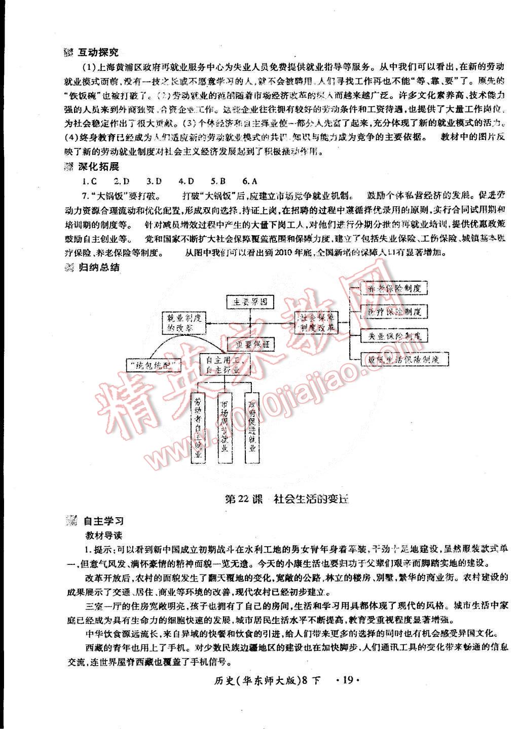 2015年一課一練創(chuàng)新練習(xí)八年級歷史下冊華師大版 第19頁