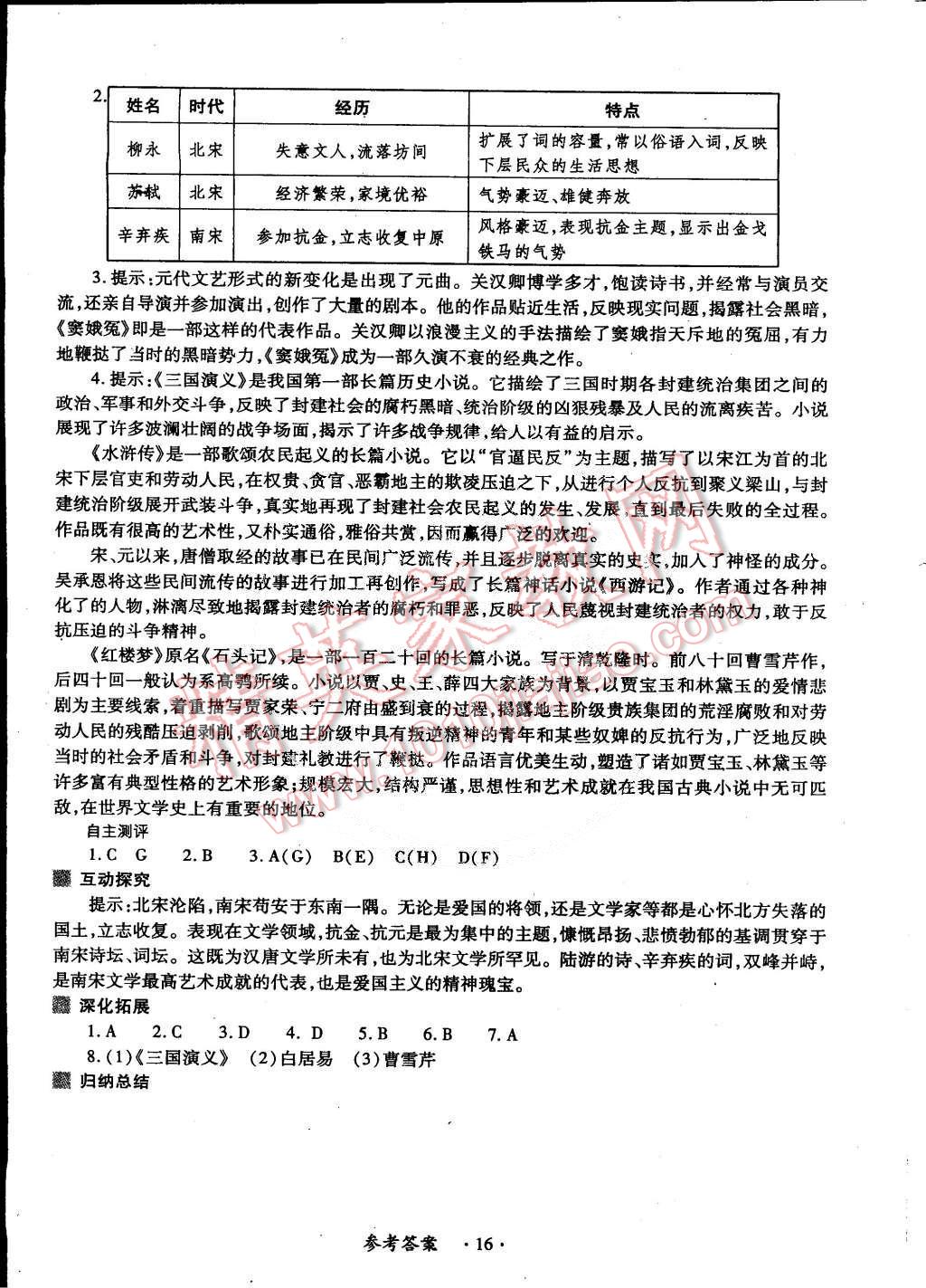 2015年一課一練創(chuàng)新練習(xí)七年級歷史下冊華師大版 第16頁