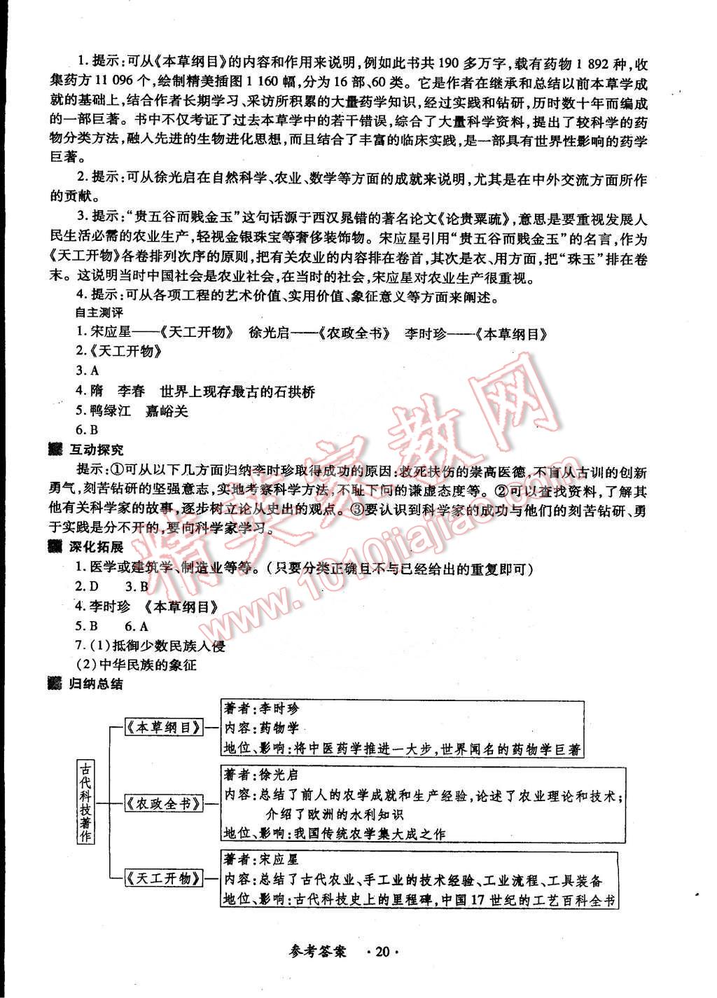 2015年一課一練創(chuàng)新練習(xí)七年級(jí)歷史下冊(cè)華師大版 第20頁(yè)