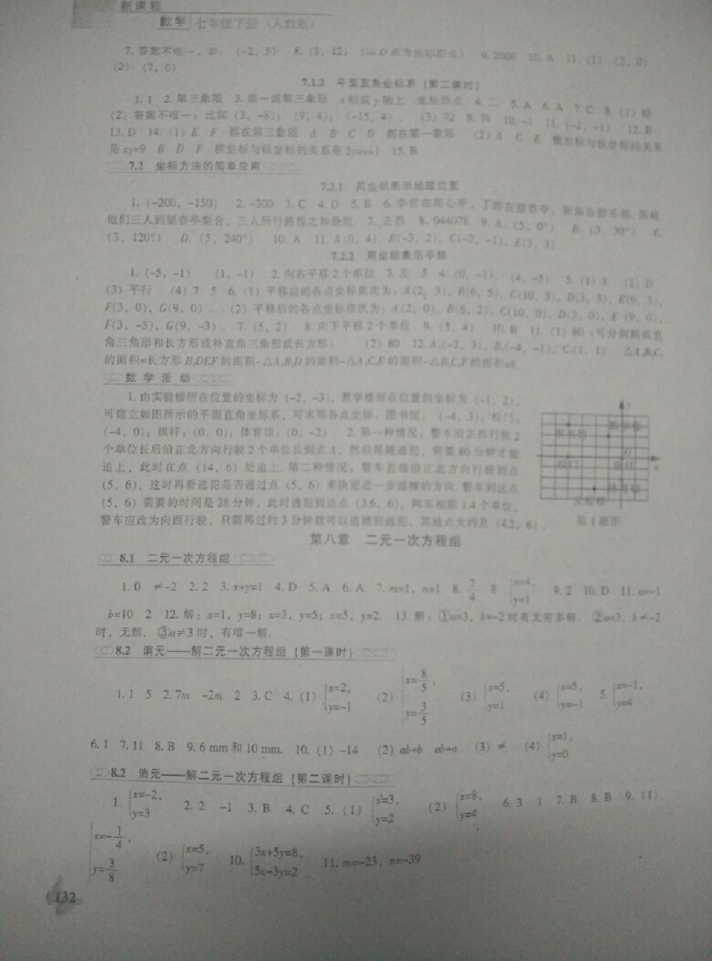 新课程数学能力培养七年级下册人教版 第4页