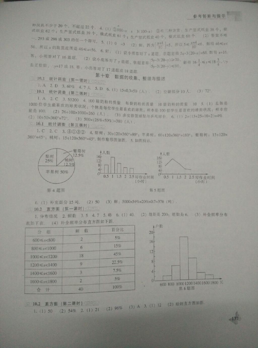 新课程数学能力培养七年级下册人教版 第9页