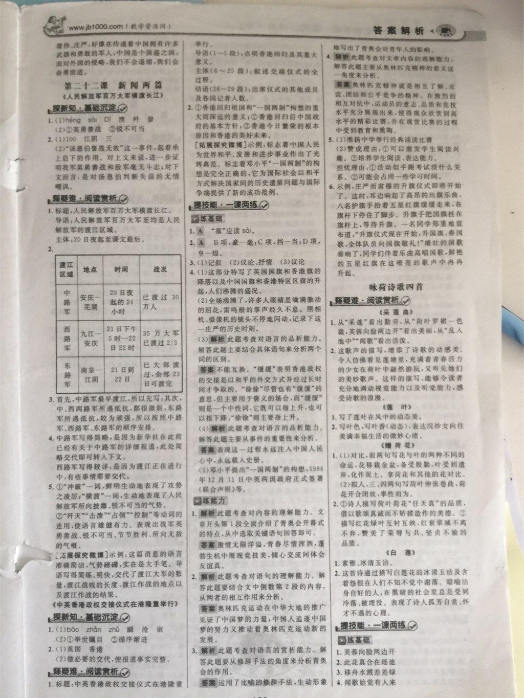 2015年世紀(jì)金榜金榜學(xué)案七年級(jí)語(yǔ)文下冊(cè) 第15頁(yè)