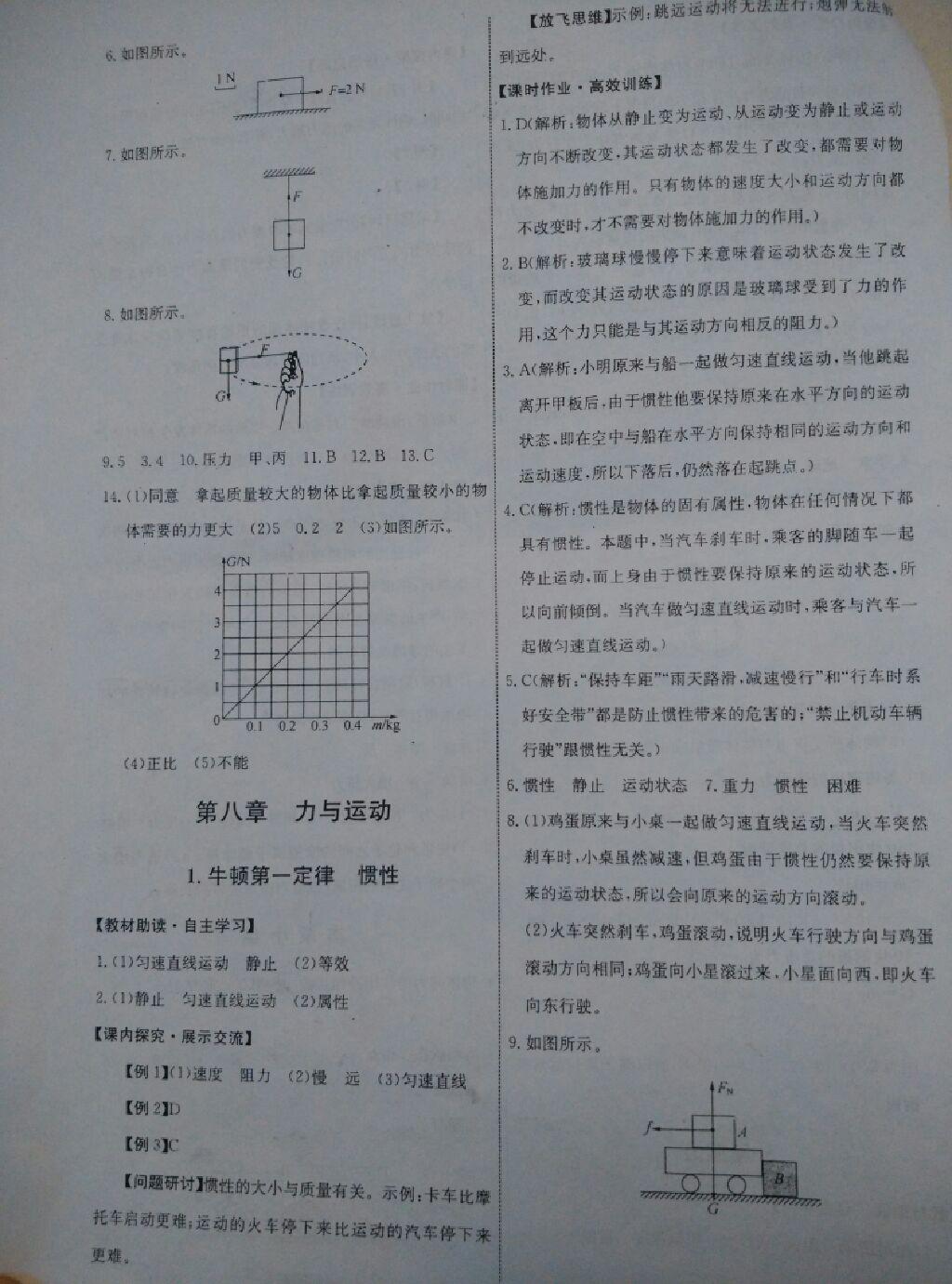 2015年能力培養(yǎng)與測試八年級物理下冊教科版 第28頁