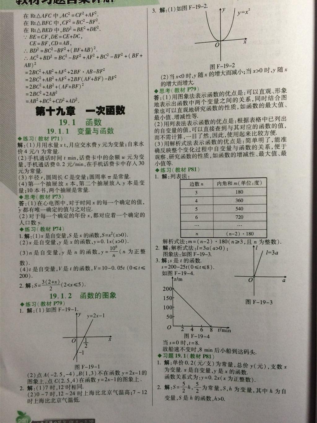 課本人教版八年級數(shù)學(xué)下冊 第14頁