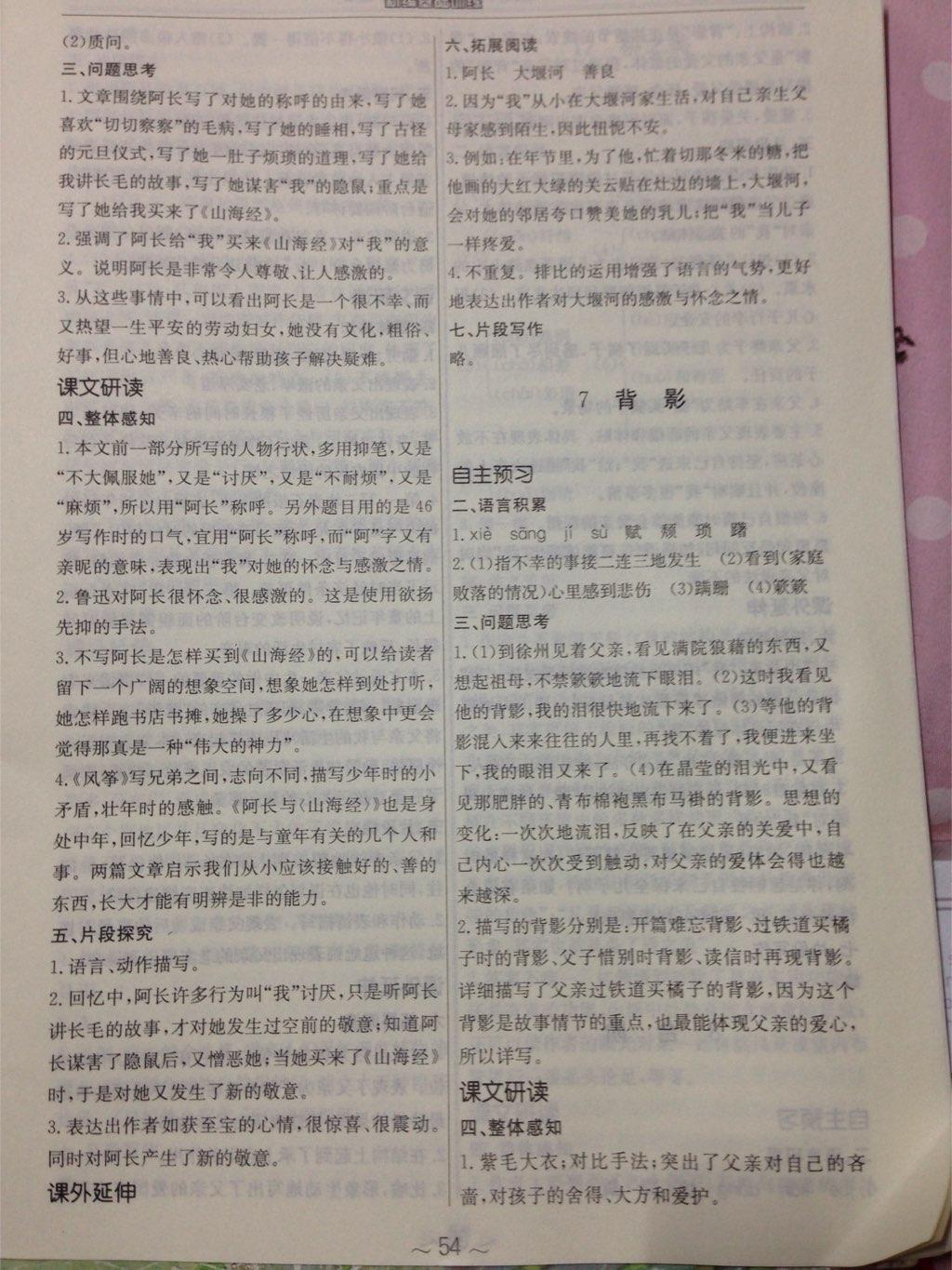 2014年新編基礎(chǔ)訓(xùn)練八年級語文上冊人教版 第6頁