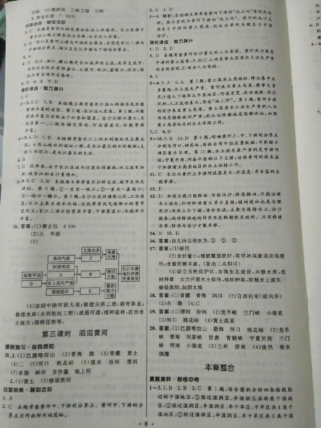 2014年初中同步測控全優(yōu)設計八年級地理上冊湘教版 第8頁