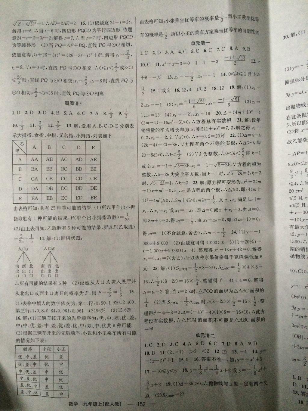 2014年四清导航九年级数学上册人教版 第17页