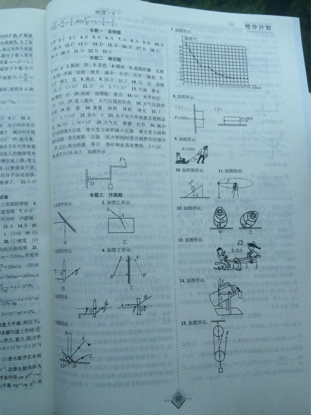 2015年贏在暑假搶分計(jì)劃八年級(jí)物理下冊(cè)Y版 第5頁(yè)